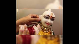 Devuthni ekadashi special Shringar ❤️ Radhakrishna shringar radharaman banke Bihari temple shringar [upl. by Davide]