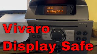 Opel Vivaro  Renault traffic Display Safe [upl. by Philbo]