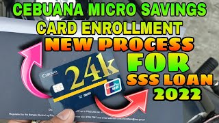 CEBUANA Micro Savings Card to SSS Enrollment Method New Guide 2023 For SSS Loan 2023 Process  DAEM [upl. by Osric190]