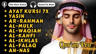 The heart touching voice of Ayat Kursi 7xSurah YasinAr RahmanWaqiahAl MulkKahfiIkhlasFalaq [upl. by Aleik]