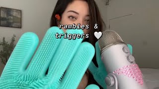 ASMR  Relaxing Rambles amp Triggers  ♡ [upl. by Eilegna]