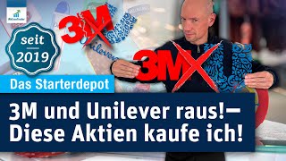 3M und Unilever raus Diese 2 Aktien kaufe ich [upl. by Suhsoj]