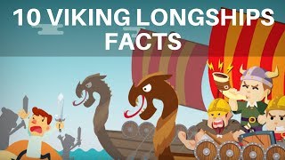 10 Viking Longships Facts  Viking Facts for Kids  Vikings for Kids Viking Facts Viking Longships [upl. by Cosma819]