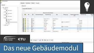 Das neue Gebäudemodul  Teil 2  Tabellarischer Erfassungsassistent [upl. by Jonette822]