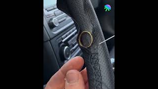 Steering wheel stitch hack [upl. by Elyag588]