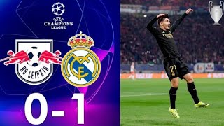 RB Leipzig vs Real Madrid 01 UEFA Champions League 2024  Match Highlights [upl. by Eppesuig]