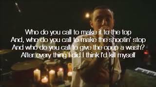 Mac Miller  Objects In The Mirror Lyrics On Screen  RIP Mac Miller [upl. by Pacificia]