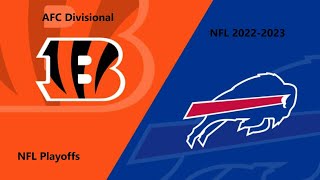 NFL 20222023 Season  AFC Divisional Bengals  Bills [upl. by Zohara]