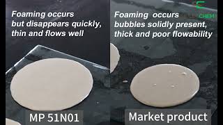 Effect of different cellulose ethers on selfleveling effect cellulose Constructionadditives [upl. by Nynahs]