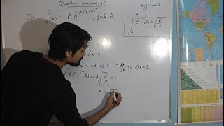 NUMERICAL ON NORMALIZATION OF WAVEFUNCTION LEC3 HINDI QUANTUM MECHANICS [upl. by Reidid216]