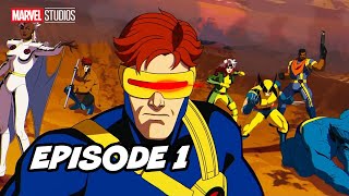 XMEN 97 Episode 1 Breakdown Marvel Easter Eggs and Ending Explained [upl. by Leilani]