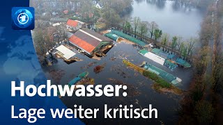 Hochwasser in Deutschland Keine Entspannung durch Dauerregen [upl. by Savanna]