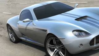 COBRA VENOM V8 concept car  new 3D slideshow animation  Michael Jackson HD [upl. by Netsriik624]