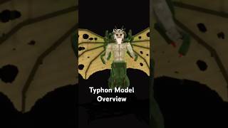 Blockbench Typhon Model Overview minecraft blockbench shorts [upl. by Nordna]