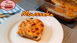 How to make Creamy Moussaka  Griechischer Auberginen und Kartoffel Auflauf mit Hackfleisch [upl. by Edialeda562]