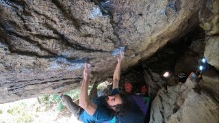 Darnell Hollow Bouldering Trying Some Hard New Lines amp Climbing wFriends [upl. by Agbogla]