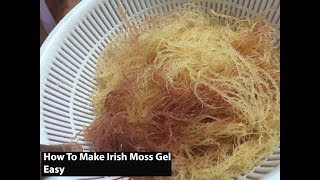 Irish moss gel How to make it at home [upl. by Eiveneg]