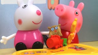 Peppa Pig Toys  Playtime with Suzy Sheep Peppa Pig Stop Motion [upl. by Anircam274]