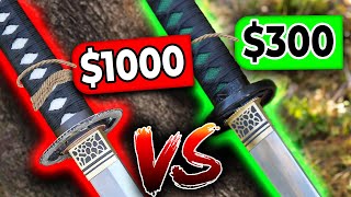 CHEAP vs EXPENSIVE katana Which one is better [upl. by Neff]