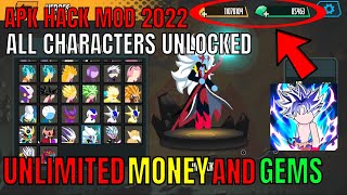 Stickman Warriors  Super Dragon Shadow Fight APK HACK MOD 2023 UNLIMITED MONEY AND GEMS [upl. by Nerot723]