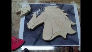 Intarsia Horse  2013 [upl. by Ylelhsa696]