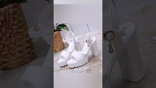 White 🤍 sandals 👡 design for women girls beautifulsandalssandalsdesigns ytshorts [upl. by Kariv]