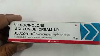 Flucort H Cream  Fluocinolone Acetonide Cream  Flucort H Skin Cream uses Benefit Review Hindi [upl. by Cud]