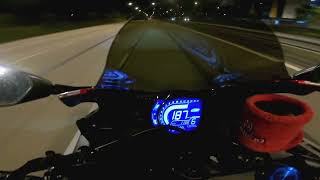 Honda CBR250RR SP Launch Control Top Speed Full Run with ECU Aracer [upl. by Saudra855]