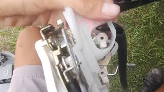 How to change the rear door latch on a Honda CRV first gen  19972001 [upl. by Ocirred]