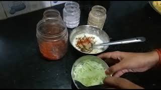 kheera Rayat Recipe in 2 minute  cucumber raita recipe [upl. by Murial]