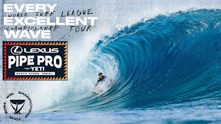 EVERY EXCELLENT WAVE  Lexus Pipe Pro presented by YETI 2024 [upl. by Stanway]