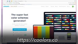 Coolorsco Walkthrough FREE Color Palette Generator  SoleilTech [upl. by Aphrodite]