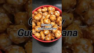 Gud Makhana  Makhana Chikki  Jaggery Makhana makhana healthyfood [upl. by Novled]