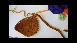 Crochet Mesh Bralette Top Youtubevideos crochet yarnlovers [upl. by Domph947]