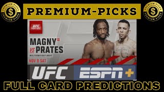 UFC Magny vs Prates  full card picks and predictions [upl. by Amelie]