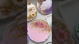 Resin Art for Beginners Complete Resin Coaster Tutorial Resin art [upl. by Ita]