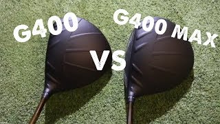 Ping G 400 VS G 400 MAX review [upl. by Story]