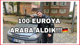 ALMANYADA 🇩🇪100 EUROYA ARABA ALDIK  almanya araba [upl. by Kowatch]