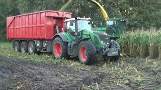 Maïs 2010  Van Kessel  John Deere 7750  John Deere tractoren  Fendt tractoren  Brimont  Case [upl. by Ellek]