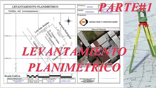 Levantamiento Planimétrico en autocad Parte 1 [upl. by Gigi]