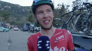 Jonas Gregaard  Interview at the finish  Trofeo Serra Tramuntana 2024 [upl. by Aiz]