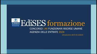 Commento alla terza simulazione del concorso agenzia delle entrate 2024 [upl. by Okim]