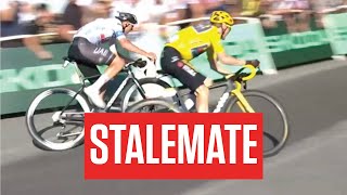 Jonas Vingegaard amp Tadej Pogacar In Stalemate To Finish Stage 15 In The Tour de France 2023 [upl. by Aiseneg528]