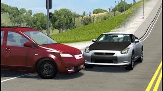 Realistic Crashes 4  BeamNG Drive [upl. by Eednac]