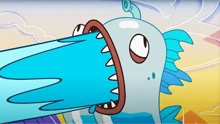 Water Monster  HYDRO and FLUID  Funny Cartoons for Children [upl. by Enhpad108]