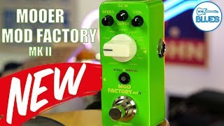 Mooer Mod Factory MKII 11 Mode Modulation Pedal [upl. by Elrem]