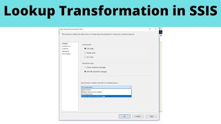 39 Lookup Transformation in SSIS [upl. by Ainnat]