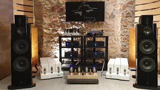 Exotic Audio Design amplifiers plus Sigma Acoustics Orchestra 25 [upl. by Arrak846]