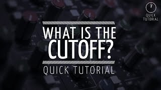 What is the Cutoff on a filter Quick Tutorial [upl. by Lind]