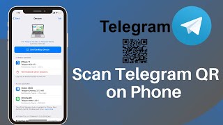 How to Scan Telegram QR Code in Phone 2022 [upl. by Notyad]